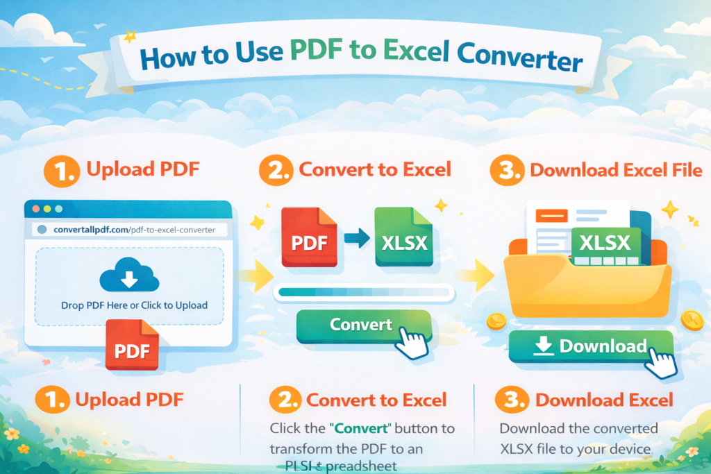  PDF to Excel Converter